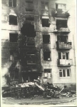 26 сентября 1976 года. Последствия тарана дома 43/1 по улице Степная в Новосибирске самолетом Ан-2.  (прислано пользователем: builder)
